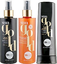 Духи, Парфюмерия, косметика Набор - BBcos Sun Gold (shm/200ml + mask/200ml + fluid/200ml)