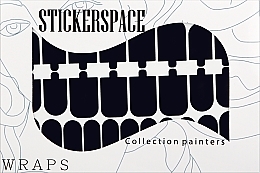 Парфумерія, косметика Дизайнерські наклейки для нігтів "Dark mani" - StickersSpace