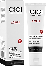 Нічний крем для жирної й проблемної шкіри - Gigi Acnon Overnight Treatment — фото N3
