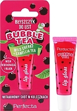 Парфумерія, косметика Блиск для губ - Perfecta Bubble Tea Wild Cherry + Camellia Tea Lip Gloss