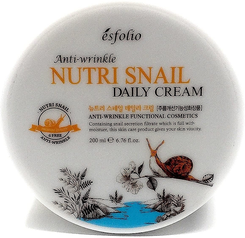 Улиточный питательный крем - Esfolio Nutri Snail Daily Cream — фото N2