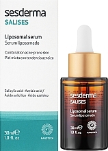 Сироватка для комбінованої шкіри обличчя, схильної до акне - SesDerma Laboratories Salises Liposomal Serum — фото N2