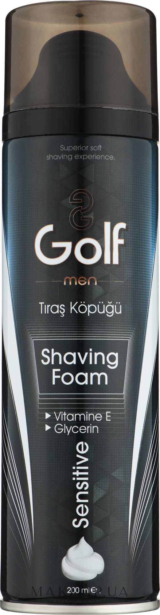 Пена для бритья - Golf Shaving Foam Sensitive — фото 200ml