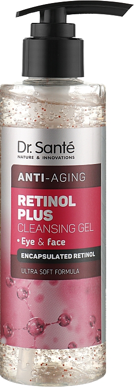Очищувальний гель для обличчя - Dr. Sante Retinol Plus Cleansing Gel