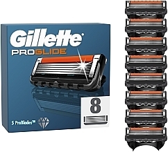 Парфумерія, косметика Змінні касети для гоління, 8 шт. - Gillette Fusion5 ProGlide