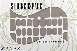 Дизайнерські наклейки для нігтів "Plaza Taupe Pedi" - StickersSpace — фото N1