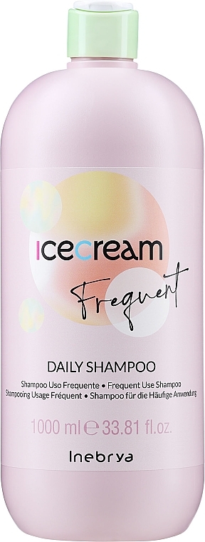 УЦІНКА Шампунь для всіх типів волосся - Inebrya Frequent Ice Cream Daily Shampoo * — фото N1