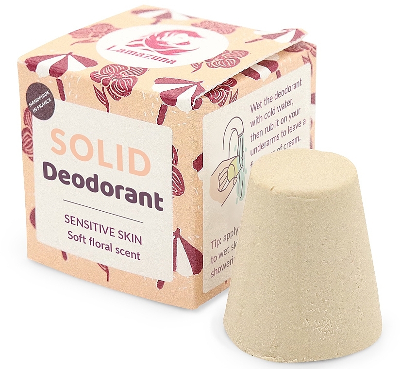 Твердый дезодорант для чувствительной кожи "Цветочный аромат" - Lamazuna Solid Deodorant Sensitive With Floral — фото N1