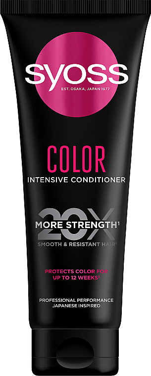Інтенсивний кондиціонер з олією камелії для фарбованого та тонованого волосся - Syoss Color Intensive Conditioner — фото N1