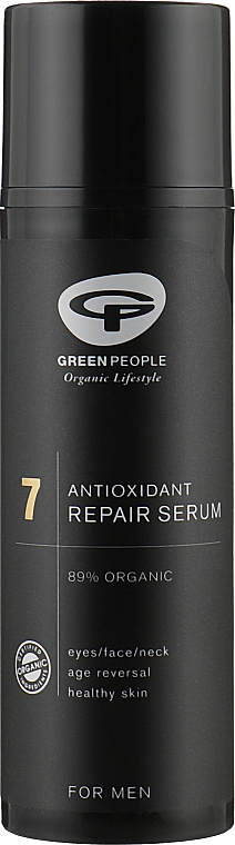 7 Омолаживающая сыворотка для лица для мужчин - Green People 7 Active Fix Repair Serum