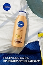 Зволожуючий лосьйон "Пружність та засмага" - NIVEA Q10 Firming + Bronze Body Lotion — фото N4