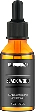 Парфумована олія для бороди "Black Wood" - Dr. Borodach — фото N1