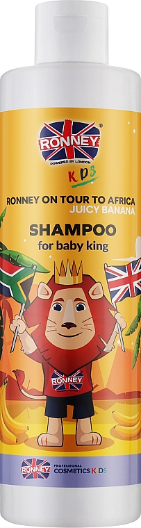 Дитячий шампунь для волосся "Соковитий банан" - Ronney Professional Kids On Tour To Africa Shampoo — фото N1