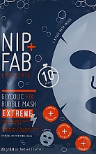 Пінна маска для обличчя - NIP + FAB Glycolic Fix Extreme Bubble Mask — фото N1