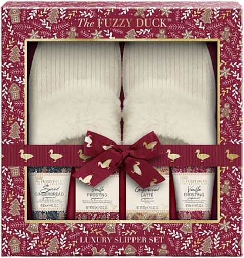 Набор, 6 продуктов - Baylis & Harding The Fuzzy Duck Winter Wonderland Luxury Slipper Gift Set — фото N1