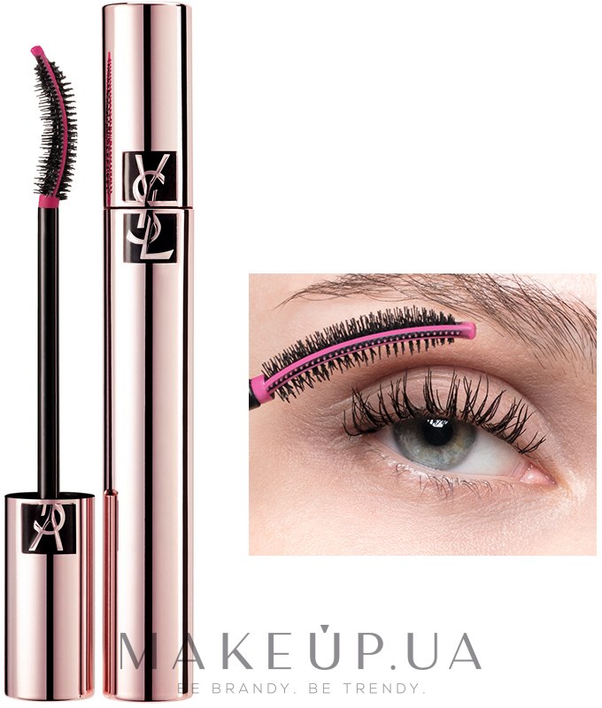 Туш з ефектом об'єму та підкручування вій - Yves Saint Laurent Mascara Volume Effet Faux Cils The Curler — фото 1 - Rebellious Black