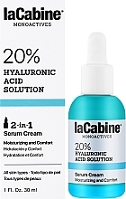 Зволожувальна крем-сироватка для обличчя - La Cabine Monoactives 20% Hyaluronic Serum Cream — фото N2