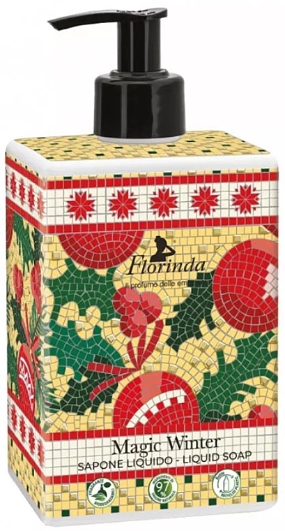 Мыло жидкое "Волшебная зима" - Florinda Mosaici Italiani Liquid Soap — фото N1