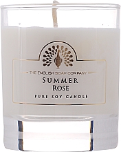 Ароматична свічка - The English Soap Company Summer Rose Candle — фото N1