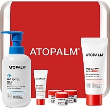 Набор - Atopalm Essential Care Set (lot/200ml/20ml + cr/8mlx3 + gel/300ml) — фото N1