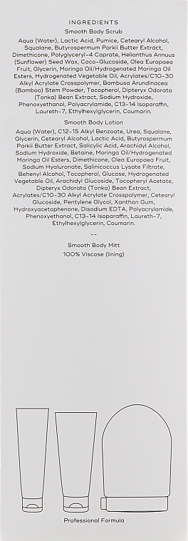 Набір - Medik8 Smooth Body Exfoliating Kit (scr/150ml + lot/200ml + glove) — фото N6