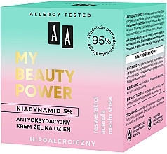 Антиоксидантний денний крем-гель для обличчя - AA My Beauty Power Niacynamid 5% Antioxidant Day Cream-Gel — фото N4