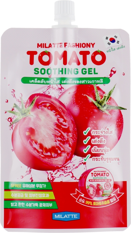 Гель универсальный c экстрактом томата - Milatte Fashiony Tomato Soothing Gel  — фото N1