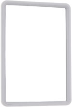 Косметичне дзеркало в рамі 10 х 14 см, біле - Titania — фото N1