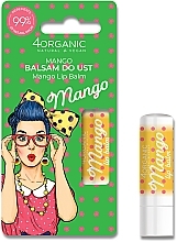 Парфумерія, косметика Бальзам для губ "Манго" - 4Organic Pin-up Girl Mango Lip Balm