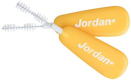 Щетки для межзубных промежутков L 0.7 мм, 10шт, желтые - Jordan Brush Between — фото N2