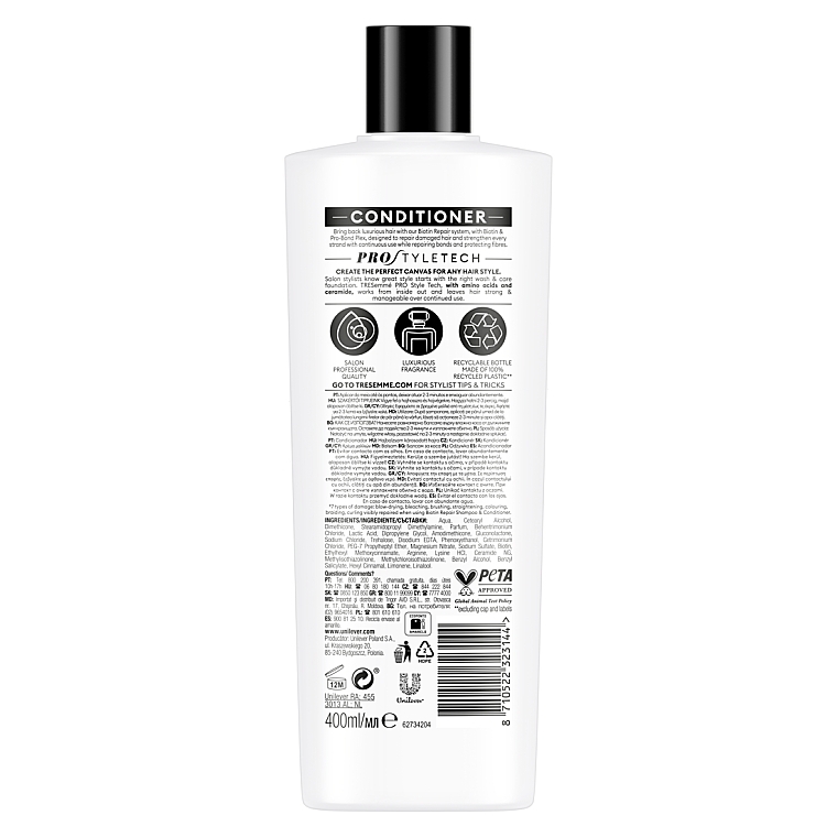 Кондиционер для волос восстанавливающий - Tresemme Biotin Repair & Protect Conditioner — фото N2