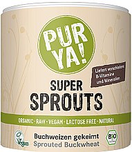 Духи, Парфюмерия, косметика Органическая проросшая гречка - Purya Organic Super Sprouts Sprouted Buckwheat