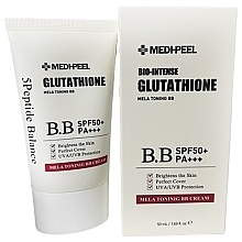 Духи, Парфюмерия, косметика ВВ-крем с глутатионом - MEDIPEEL Bio-Intense Glutathione Mela Toning BB Cream SPF 50+PA++++