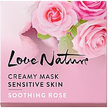 Духи, Парфюмерия, косметика Успокаивающая маска для лица "Роза" - Oriflame Love Nature Creamy Mask