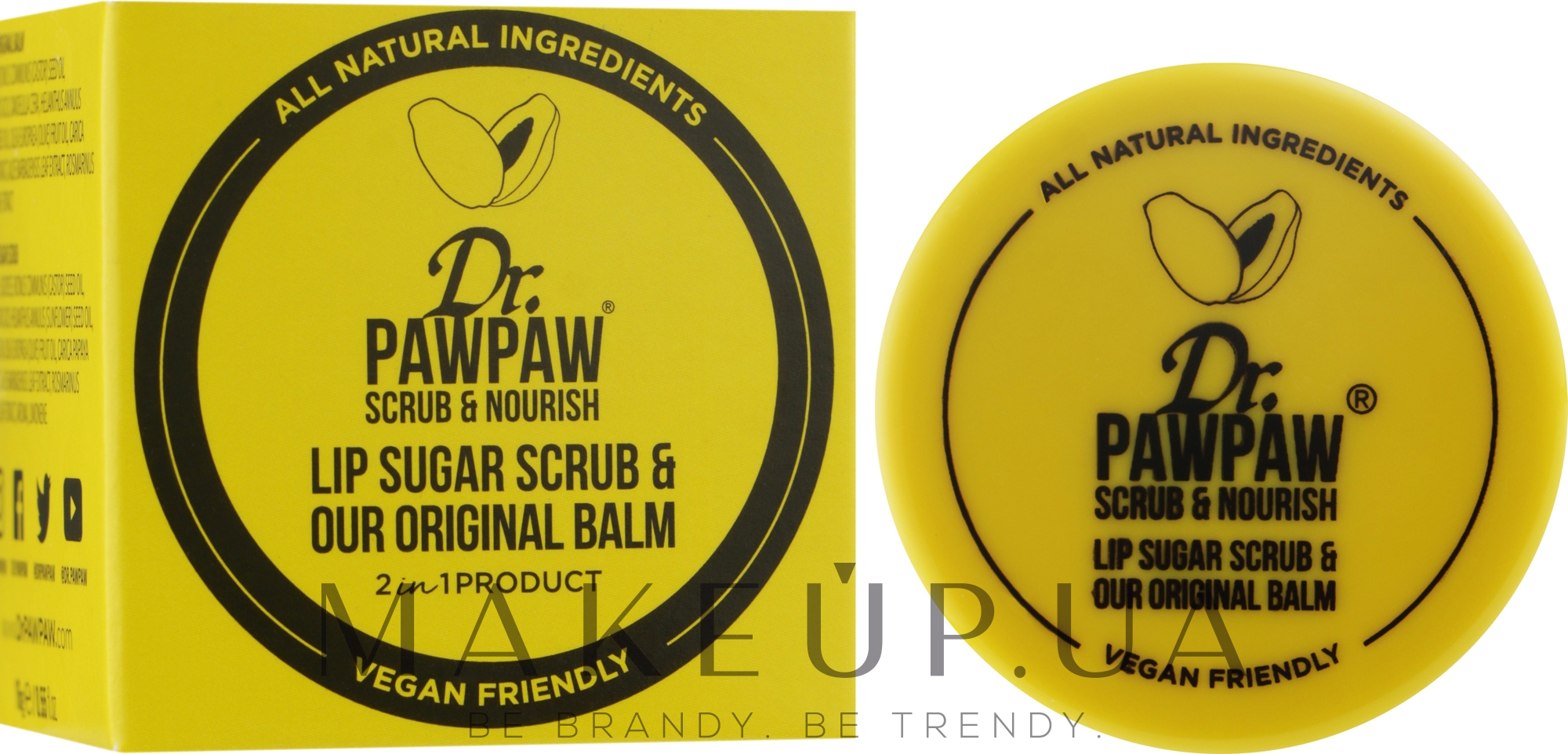 Скраб для губ - Dr. PAWPAW Scrub & Nourish — фото 16g