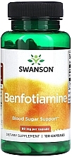 Парфумерія, косметика Дієтична добавка "Бенфотіамін" 80 mg - Swanson Benfotiamine