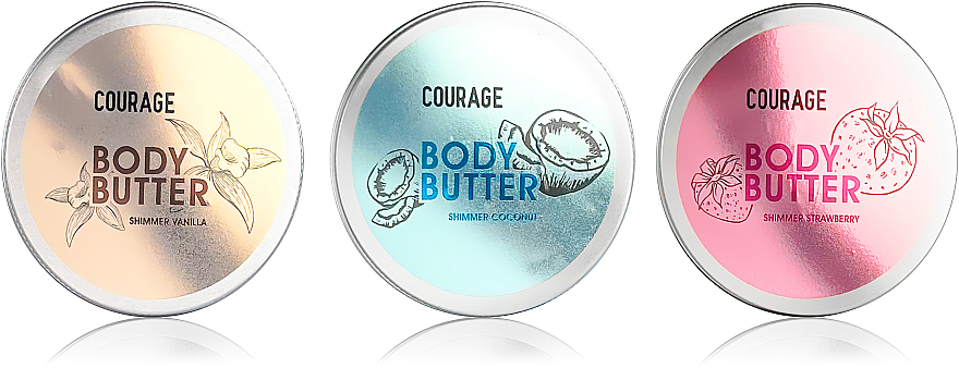Батер для тіла - Courage Body Butter Shine Coconut — фото N3