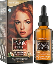 Парфумерія, косметика Відновлювальна олія для волосся "Арганія і авокадо" - Pharmaid Magic Hair Oil