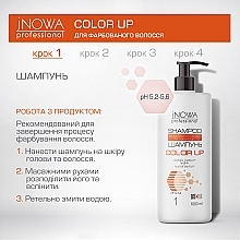 Шампунь для окрашенных волос, с дозатором - JNOWA Professional 1 Color Up Shampoo — фото N3