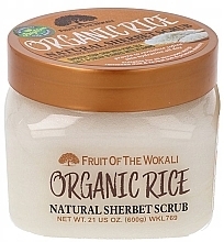 Парфумерія, косметика Натуральний скраб-шербет "Органічний рис" - Wokali Natural Sherbet Scrub Organic Rice