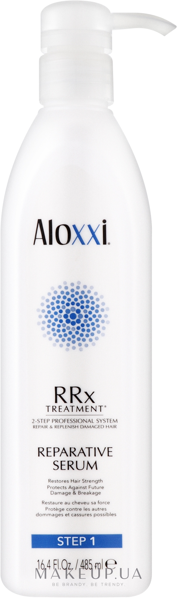 Відновлювальна сироватка для волосся - Aloxxi Rrx Treatment Reparative Serum — фото 485ml
