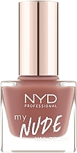 Парфумерія, косметика Лак для нігтів - NYD Professional My Nude Nail Polish