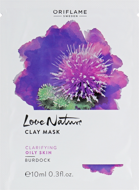 Очищающая маска для лица "Репейник" - Oriflame Love Nature Clay Mask