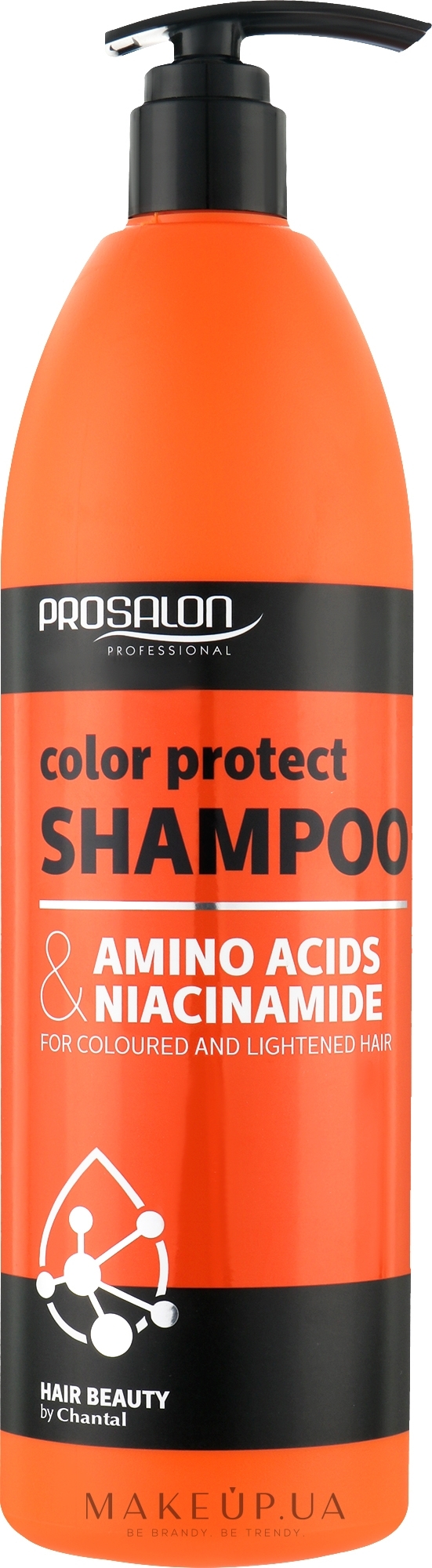 Шампунь для защиты цвета окрашенных и обесцвеченных волос - Prosalon Amino Acids & Niacynamide — фото 1000g