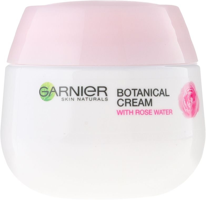 Крем для сухой и чувствительной кожи лица с розовой водой - Garnier Skin Naturals Botanical Rose Water — фото N2
