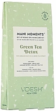 СПА-уход для ногтей и кожи рук "Детокс с зеленым чаем" - Voesh Mani Moments Diy At-Home Spa Manicure Kit Green Tea Detox — фото N1