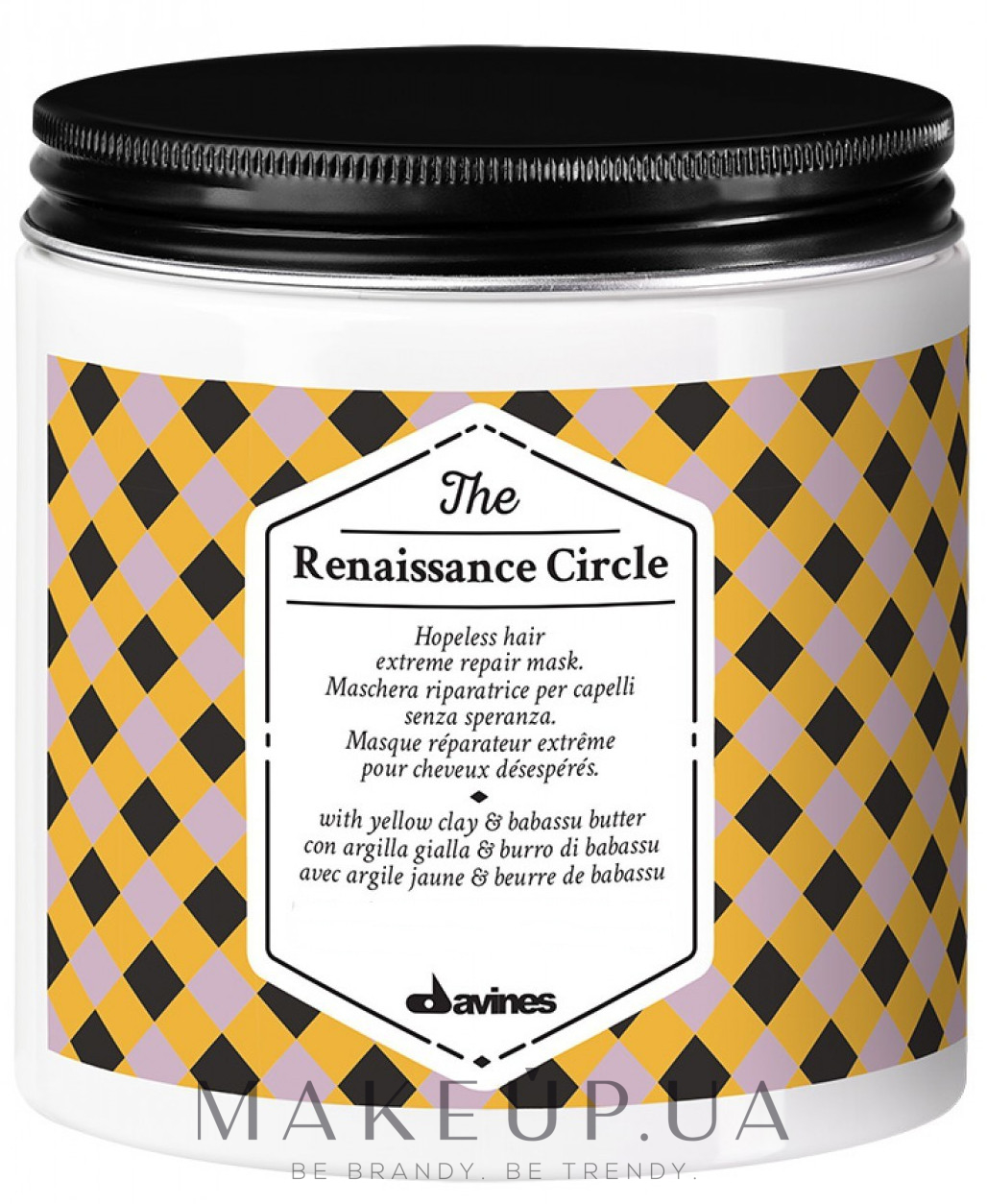 Маска для восстановления сильно поврежденных волос - Davines The Circle Chronicles The Renaissance Circle — фото 50ml