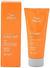 Крем для випрямлення знебарвленого й чутливого волосся - Wella Professionals Creatine+ Straight H — фото N1