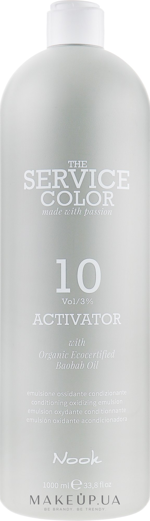 Окислитель для волос - Nook The Service Color 10 Vol — фото 1000ml