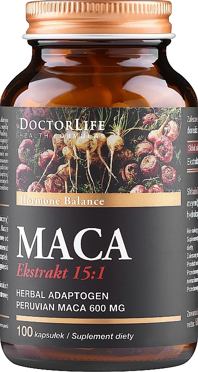 Харчова добавка "Екстракт кореня маки" - Doctor Life Maca Ekstrakt 15:1 — фото N1